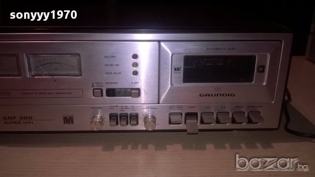 GRUNDIG CNF 300-SUPER HIFI-Ретро дек-внос швеицария, снимка 5 - Декове - 13523584