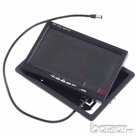 TFT LCD 7 инчов монитор за връзка с камера за паркиране, DVD, VCR, CCT, снимка 6 - Аксесоари и консумативи - 13349619