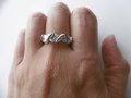 ''ТОКАШ'' Сребърен дамски  пръстен с цирконий  - сребро 925 , снимка 4