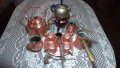 Стари медни съдове и сервиз турски 100 г., снимка 2