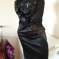 официална черна рокля, снимка 3 - Рокли - 25967746