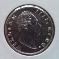 Монета  Британска Индия 1 Рупия 1835 г. Крал Уилям IIII - UNC, снимка 2 - Нумизматика и бонистика - 22743035
