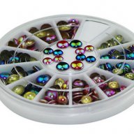 Декорация за маникюр - цветни перли, снимка 2 - Продукти за маникюр - 11051251