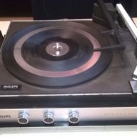 Philips stereo 347-ретро грамофон с усилвател-внос швеицария, снимка 1 - Грамофони - 14743023