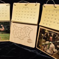 Ръчно изработен календар от дърво с ВАША снимка и часовник , снимка 4 - Декорация за дома - 22215949
