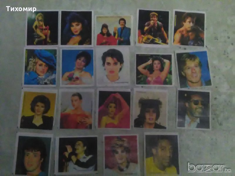 Лот картинки от дъвки Мinti 141-220 third series blue, снимка 1