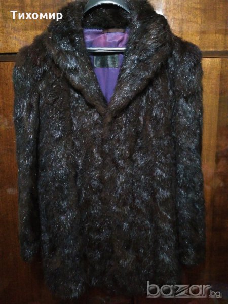 Дамско кожено палто, снимка 1