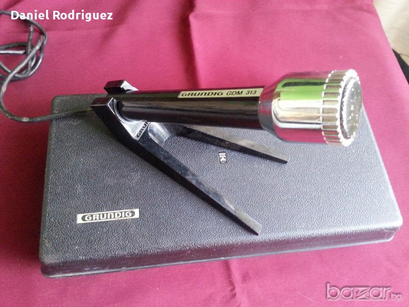 Ретро Настолен Микрофон Грундиг,Grundig, снимка 1