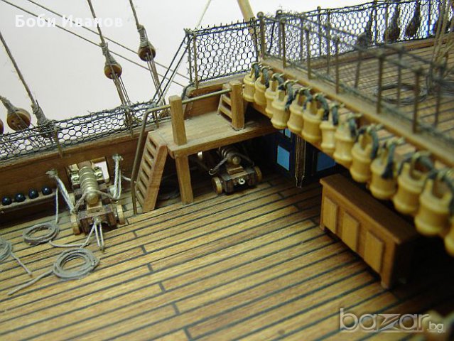 Макет на Военен Кораб Victory 1778г/ Model Boat, снимка 5 - Други ценни предмети - 10757407
