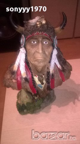 Индиански вожд-40х30см-внос швеицария, снимка 13 - Антикварни и старинни предмети - 17007797