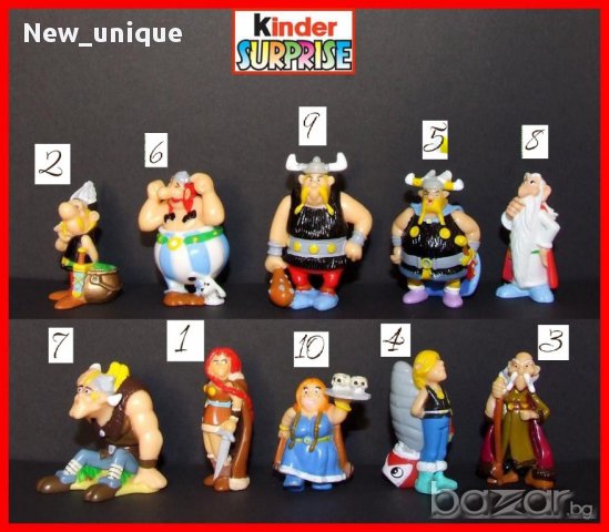 Киндер играчки от серията Астерикс и викингите  , снимка 4 - Колекции - 10491638