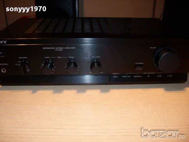 sony ta-a200-stereo amplifier-made in japan-внос швеицария, снимка 10 - Ресийвъри, усилватели, смесителни пултове - 11989618