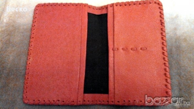 Мъжко портмоне 100% тележка кожа., снимка 2 - Портфейли, портмонета - 12662140