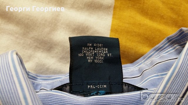 Риза за момче Ralph Lauren/ Ралф Лаурен,  100% оригинал, снимка 5 - Детски ризи - 21284243