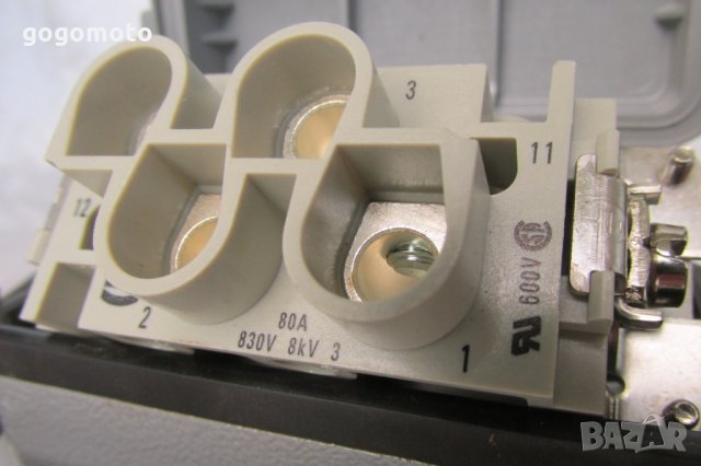 нов контакт , конектор HARTING original, 80A, 830V, 8 kV, профи контакт, високо волтов, мощен контак, снимка 11 - Други инструменти - 26032312