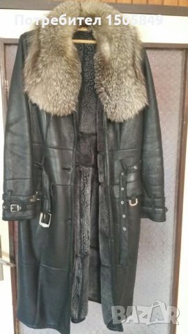 Кожух от естествена кожа и естествен косъм,  палто, снимка 2 - Палта, манта - 22646959