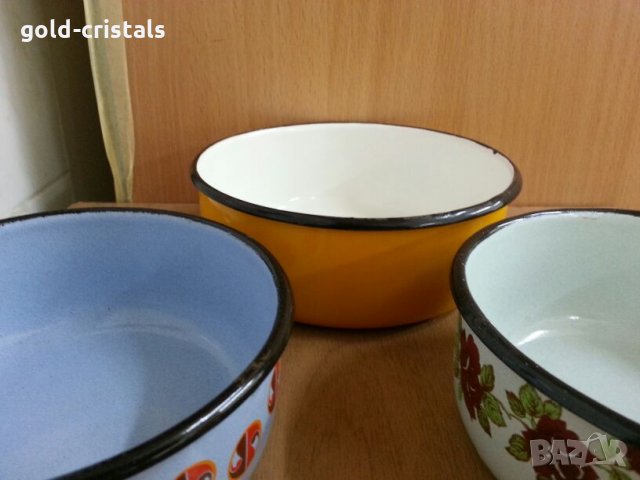 стари емайлирани купи, снимка 4 - Антикварни и старинни предмети - 25785876