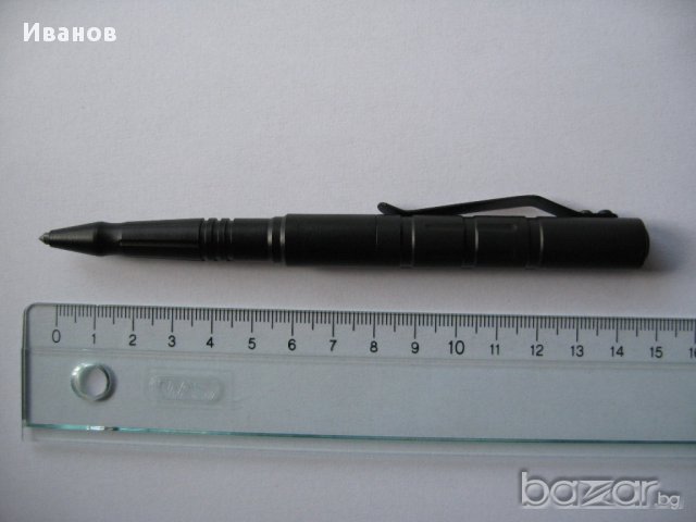 Алуминиева химикалка за тактическа отбрана и самозащита, снимка 4 - Ножове - 17671508