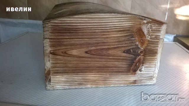 стара дървена кутия, снимка 5 - Антикварни и старинни предмети - 12360745