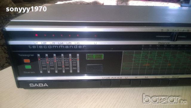 saba hi-fi studio 8061 telecommander k-внос швеицария, снимка 14 - Ресийвъри, усилватели, смесителни пултове - 9360234