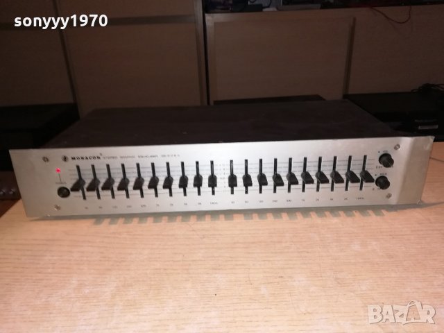 monacor ge-206a equalizer-made in taiwan-внос швеицария, снимка 7 - Ресийвъри, усилватели, смесителни пултове - 21638848