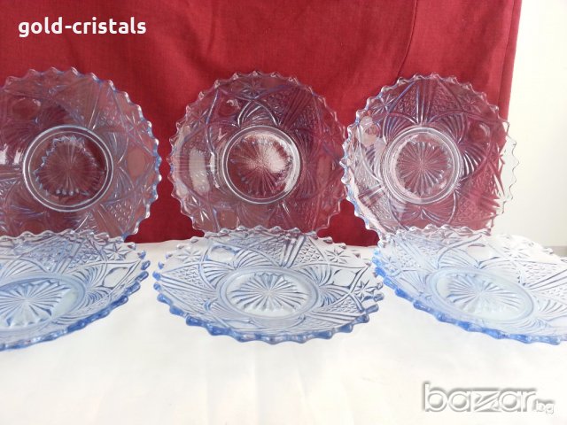 стъклени чинии цветно стъкло , снимка 10 - Антикварни и старинни предмети - 19592931