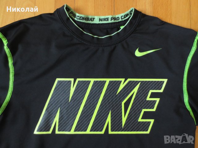 nike pro Core Compression Carbon Top, снимка 3 - Тениски - 26055547
