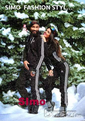 дамски спортен екип реплика на адидас ватиран с кант , снимка 3 - Спортни екипи - 12567646