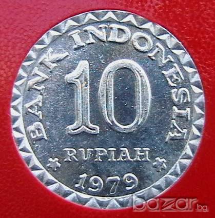 10 рупии 1979 FAO, Индонезия, снимка 2 - Нумизматика и бонистика - 7498727