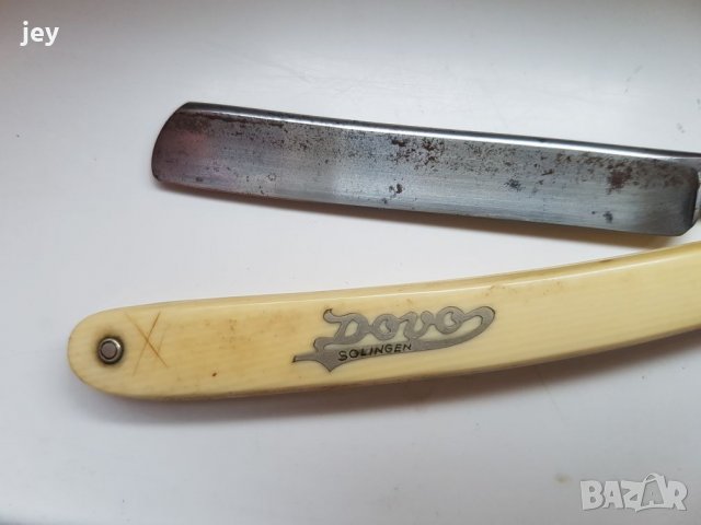 Стар бръснач dovo solingen, снимка 3 - Антикварни и старинни предмети - 23855474