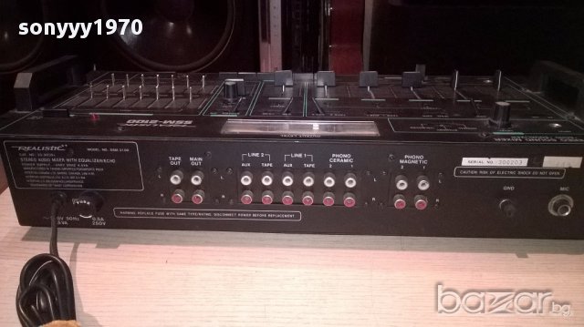 realistic mixer-внос англия, снимка 8 - Ресийвъри, усилватели, смесителни пултове - 14583526