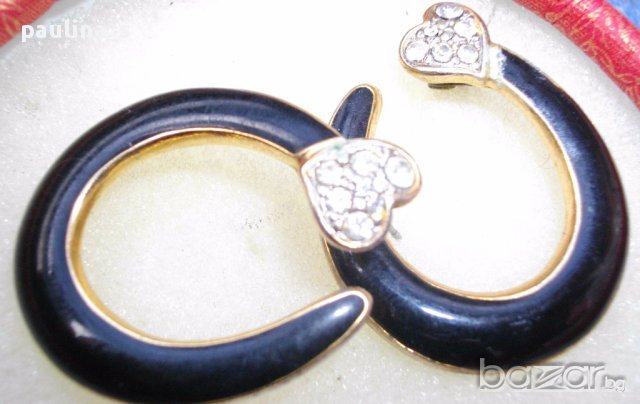 Винтидж / Антика - позлатени руски обеци от соца, снимка 3 - Обеци - 14601430