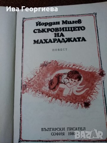 Съкровището на Махараджата – Иван Милев, снимка 2 - Детски книжки - 22976139