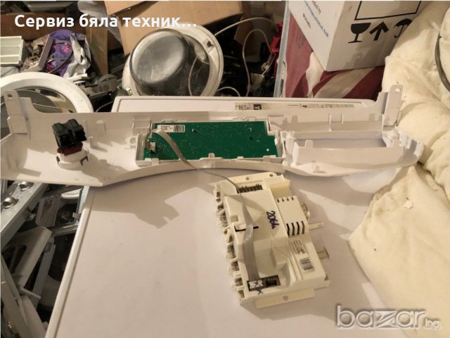 Продавам отлична управляваща и горна платка с целият панел за пералня Candy GO 1280 D, снимка 3 - Друга електроника - 20540298