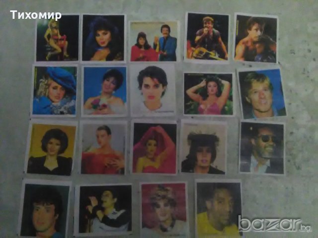 Лот картинки от дъвки Мinti 141-220 third series blue, снимка 1