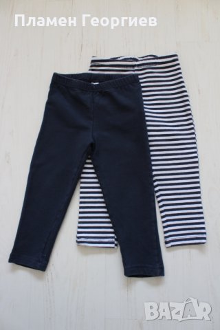 Комплект 2 бр. клинчета и блузка, снимка 2 - Панталони и долнища за бебе - 25564014