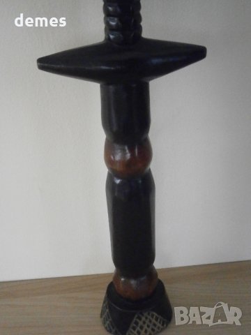  Мъжка и женска фигура Ашанти, Гана, снимка 6 - Колекции - 23589746