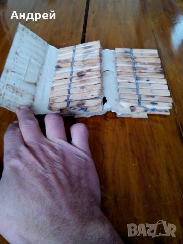 Стари дървени щипки #2, снимка 7 - Антикварни и старинни предмети - 23856902