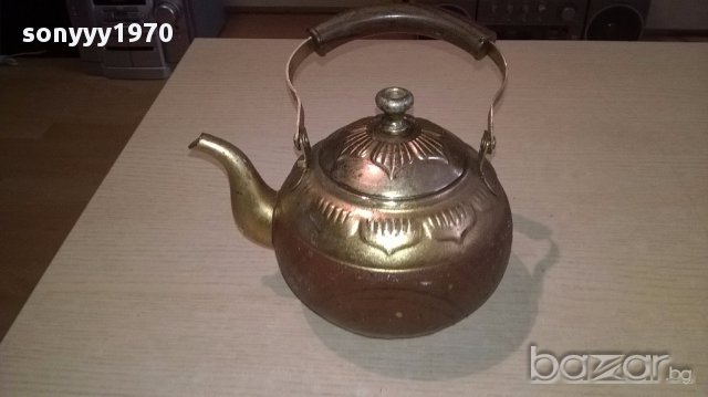 Ретро чаиник с цедка-20х14х14см