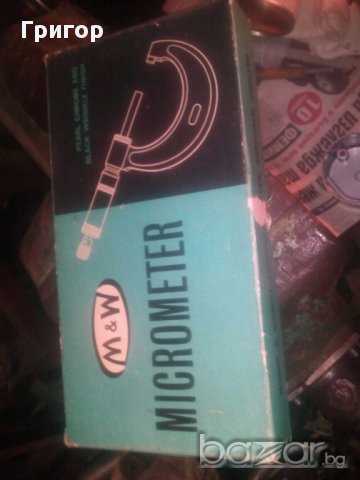 Оригинален английски микрометър M&W- обхват 50-75 мм.