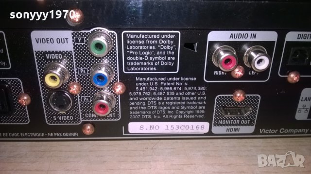 jvc ca-nxbd3 blu-ray disc lan hdmi optical sd card-внос швеицария, снимка 16 - Плейъри, домашно кино, прожектори - 23999494