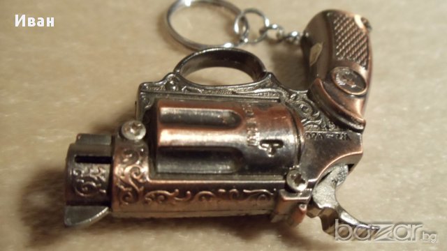 Пистолетче запалка ключодържател, снимка 5 - Антикварни и старинни предмети - 17424237