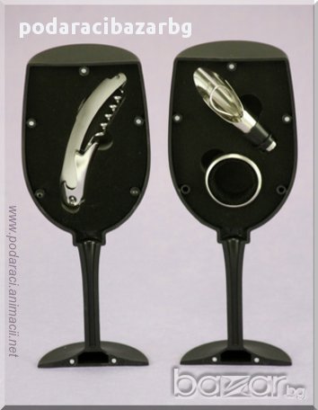 ЧАША – КОМПЛЕКТ АКСЕСОАРИ ЗА ВИНО, снимка 1