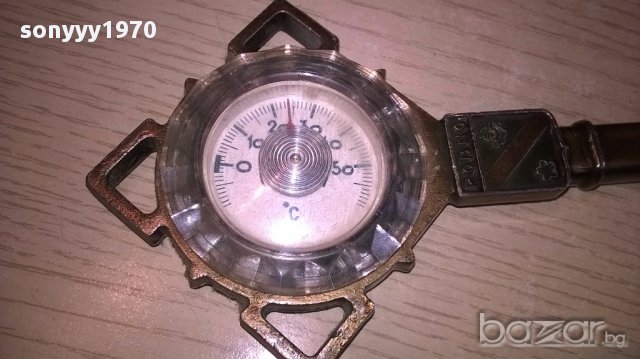Руски-ретро термометър-метален 22х10см, снимка 11 - Антикварни и старинни предмети - 17776552