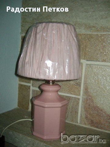 Лампа нощна порцелан, снимка 1 - Настолни лампи - 11936719