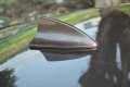 Сребриста декоративна антена за покрив на кола таван на автомобил тип акула цепи въздуха , снимка 8