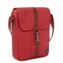 ПРОМО 🍊 TIMBERLAND 🍊 Унисекс чанта през рамото в червено 27x20x7 см нова с етикети, снимка 5