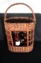 Винтидж кошница-барче за напитки, снимка 5