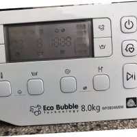 Продавам отлична платка с предният панел за пералня Samsung Eco Bubble 8 кг, снимка 2 - Друга електроника - 23809550
