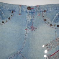 Дънкова пола – Design Jeans – L размер, снимка 7 - Поли - 22449122